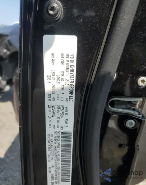 2012 Dodge Journey Se from USA, damaged, VIN 3C4PDCAB0CT276237